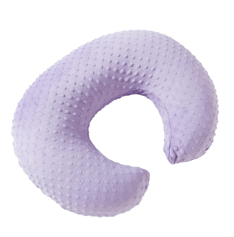 DONOMILO Nursing Pillow and Positioner Breastfeeding and Bottle Feeding, Propping Baby, Tummy Time, Sitting Support for Baby Boy Girl, with Removable Dots Cover (Lavender) - Image 2