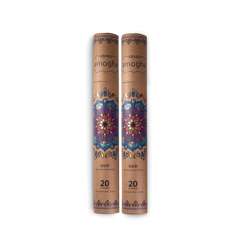 Amogha Amogha Incense Sticks in Flat Pouch with Mirror HolderSet of 3 Fragrance Oud  - Image 2