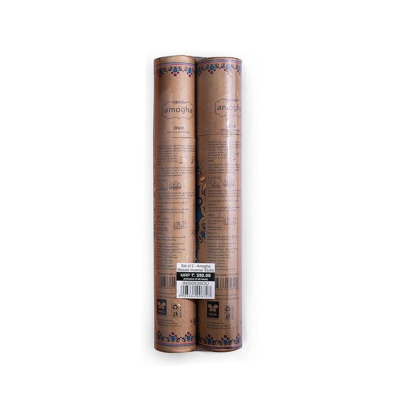 Amogha Amogha Incense Sticks in Flat Pouch with Mirror HolderSet of 3 Fragrance Oud  - Image 4