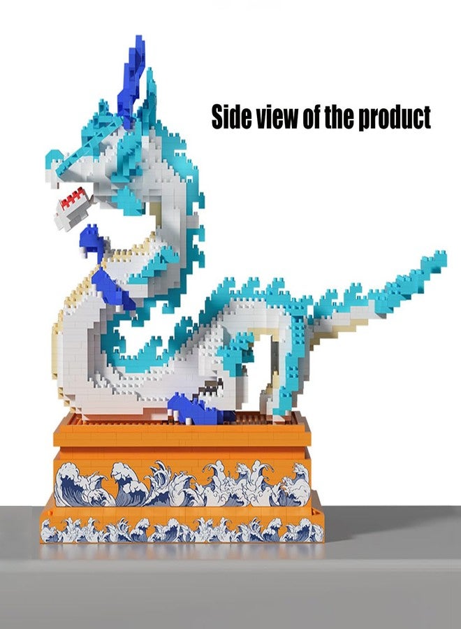 HONLANCH Dragon Series Auspicious Lucky Dragon Micro Building Blocks Set (2020Pieces,Base with Storage Function)-Toys Gifts for Kid and Adult - Image 2