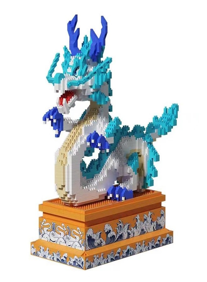 HONLANCH Dragon Series Auspicious Lucky Dragon Micro Building Blocks Set (2020Pieces,Base with Storage Function)-Toys Gifts for Kid and Adult - Image 1