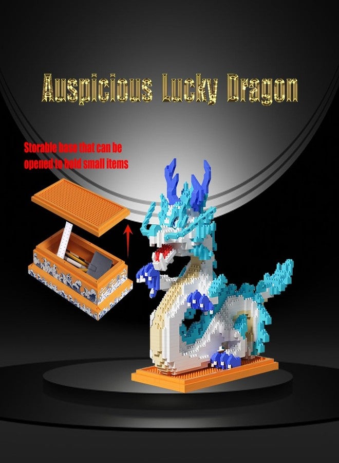 HONLANCH Dragon Series Auspicious Lucky Dragon Micro Building Blocks Set (2020Pieces,Base with Storage Function)-Toys Gifts for Kid and Adult - Image 4