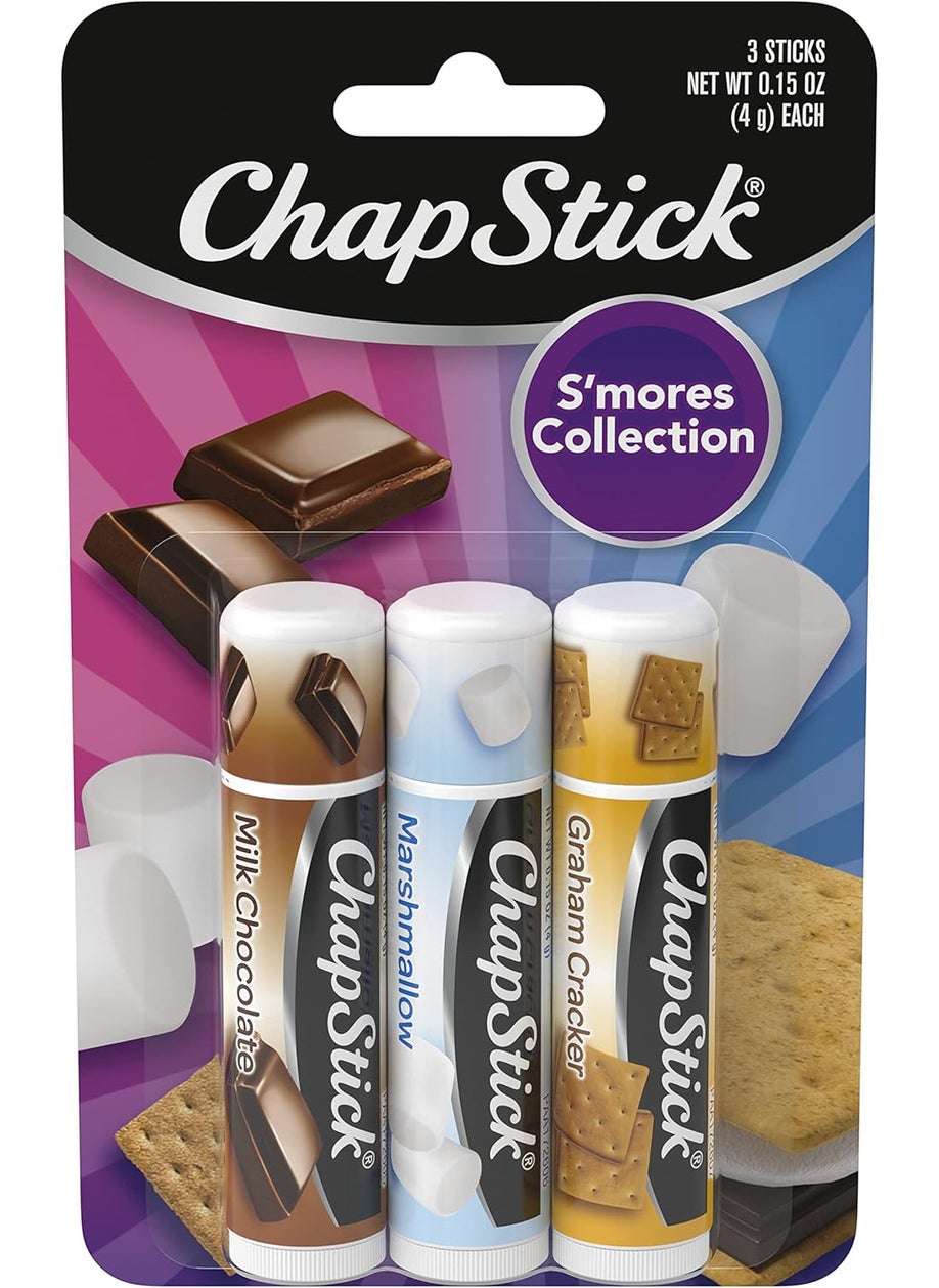 chapstick - Chapstick Classic Lip Balm, Graham Chocolate, Marshmellow, Milk Chocolate, 0.45 Ounce (Pack of 72) - Image 1