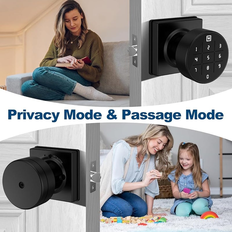 GeekTale Smart Keypad Door Lock Electronic Digital Code Entry with Key - Image 5