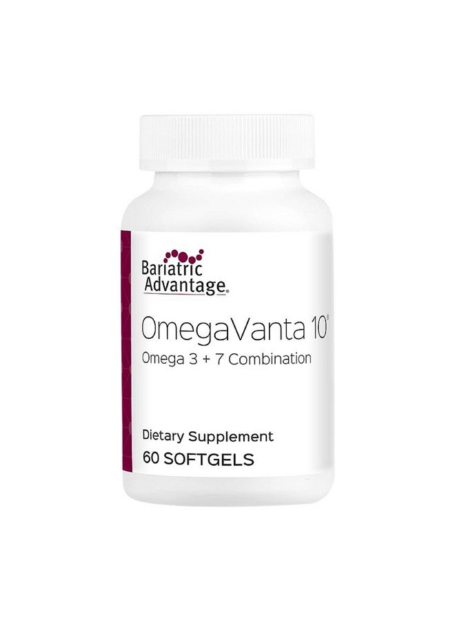 بارياتيك أدفانتج Bariatric Advantage OmegaVanta 10 - زيت السمك أوميجا - غني بحمض إيكوسابنتينويك وحمض الدوكوساهيكسانويك - تصميم كبسولة هلامية معوية - يدعم صحة القلب* - نكهة الليمون الطبيعية - 60 كبسولة هلامية - Image 1
