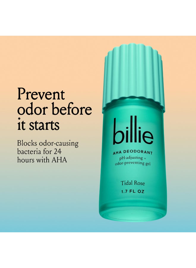 Billie AHA Deodorant 24hour OdorPreventing Gel AluminumFree Tidal Rose 17oz - Image 4