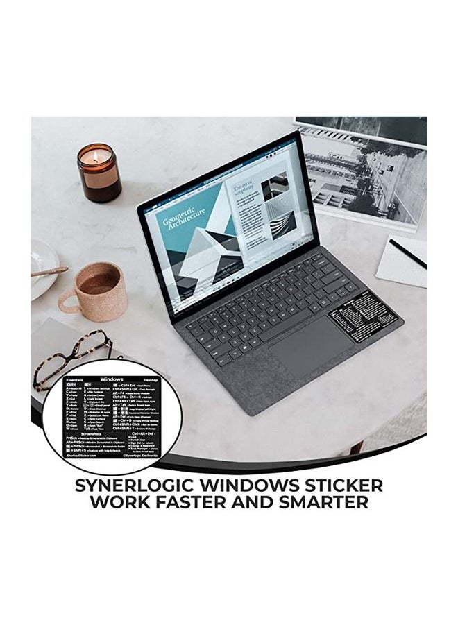 BURAQ PC Reference Keyboard Shortcut Sticker Adhesive For PC Laptop Desktop(For Word Excel)  - Image 3