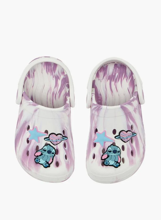 Disney Disney Girls Stitch Applique Clogs