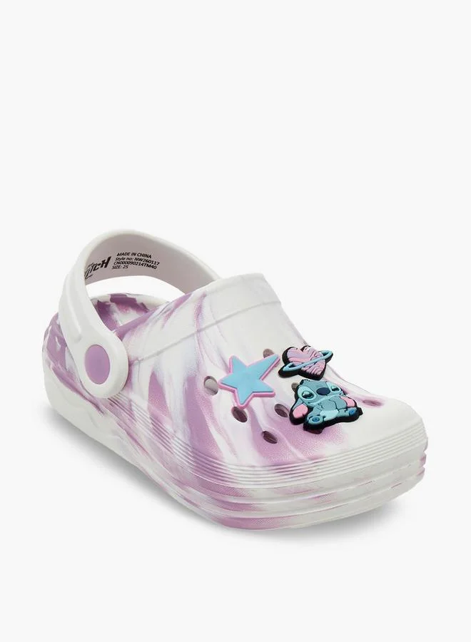 Disney Disney Girls Stitch Applique Clogs