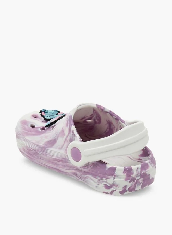 Disney WHITE Disney Girls Stitch Applique Clogs for Women | Best Price UAE