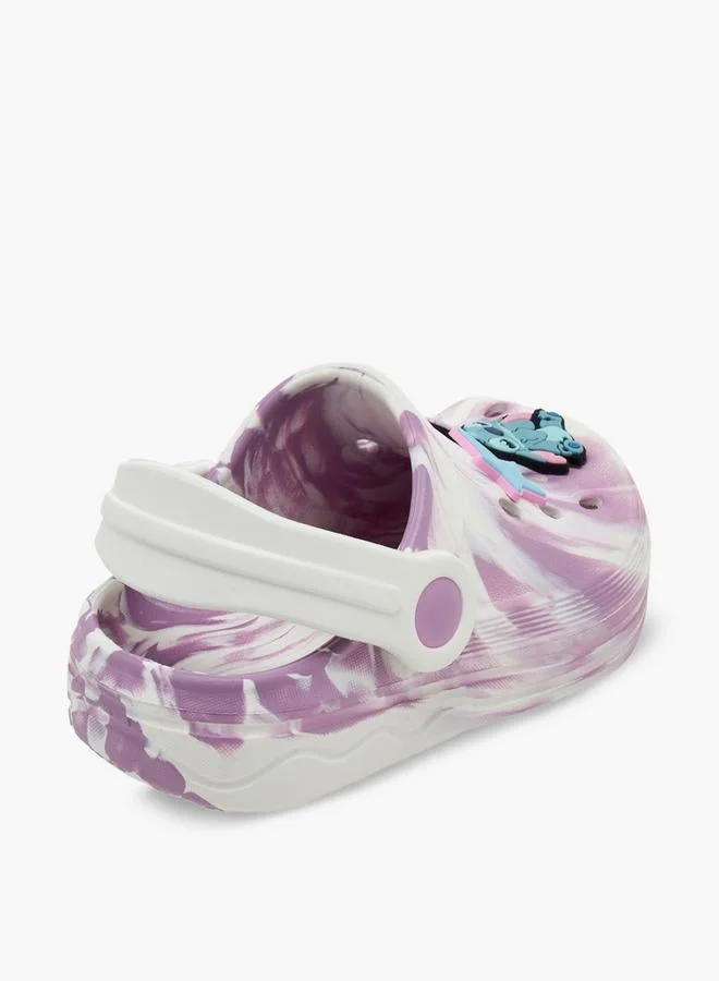 Disney WHITE Disney Girls Stitch Applique Clogs for Women | Best Price UAE