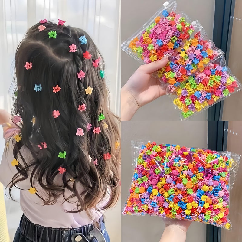 50 قطعة من مجموعة مشابك شعر الأميرة اللطيفة، تصميم الزهور الصغيرة الحلوة والمتينة، سهلة الارتداء - Image 1