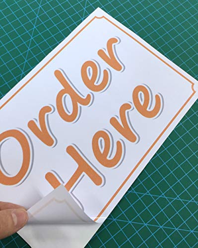 Rockmount Electronics Order Here & Pick Up Here - Notice Sign Vinyl Decal Label Sticker for Business Retail Store, Shop, Office, Restaurant - Outdoor/Indoor Back Adhesive Vinyl, Label Size 9" X 6" - Image 2
