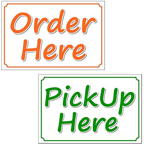 Rockmount Electronics Order Here & Pick Up Here - Notice Sign Vinyl Decal Label Sticker for Business Retail Store, Shop, Office, Restaurant - Outdoor/Indoor Back Adhesive Vinyl, Label Size 9" X 6" - Image 5