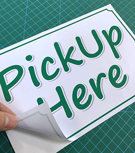 Rockmount Electronics Order Here & Pick Up Here - Notice Sign Vinyl Decal Label Sticker for Business Retail Store, Shop, Office, Restaurant - Outdoor/Indoor Back Adhesive Vinyl, Label Size 9" X 6" - Image 3