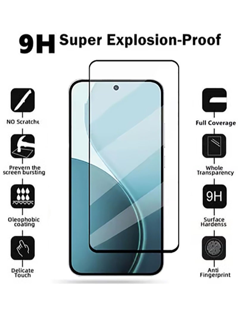 حماية الشاشة والكاميرا 2 في 1 لهاتف OPPO Reno14 F - واقي أمان شفاف بالكامل مع تغطية عالية - Image 2