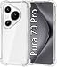 USTIYA Case for Huawei Pura 70 Pro Pro Pro Plus Transparent TPU Four Corners MilitaryGrade Protection Cover - Image 2