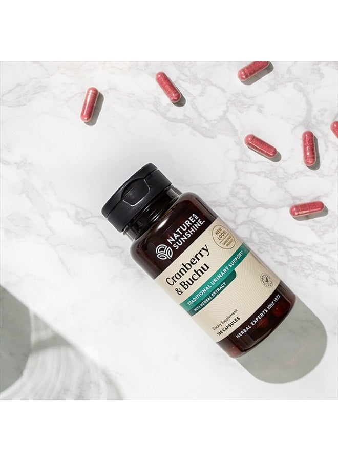 NATURE'S SUNSHINE Cranberry and Buchu Concentrate 100 Capsules - Image 2