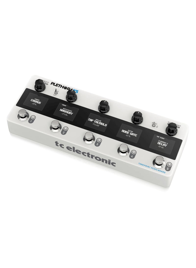 لوحة دواسات TC Electronic PLETHORA X5 TonePrint متعددة التأثيرات