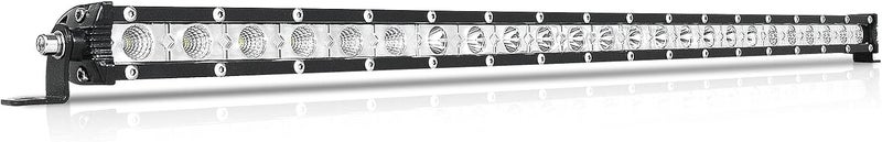 RIGIDON ريجيدون 65 سم 120 واط شريط إضاءة عمل LED، 12 فولت 24 فولت ضوء كشاف LED سيارة، شعاع بقعة وغمر مدمج مقاوم للماء لسيارة 4x4، شاحنة، جرار، قارب، 6000K ضوء ضباب تصميم عصري لمعظم المنتجات - Image 1