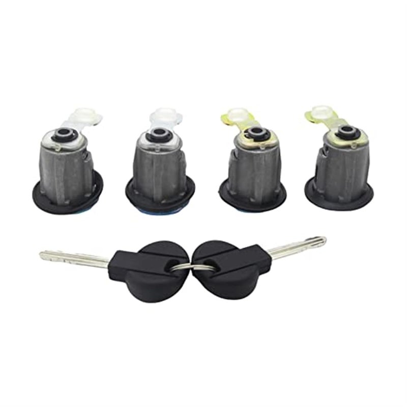 QASULER Door Lock Cylinder Set with Keys - Image 4