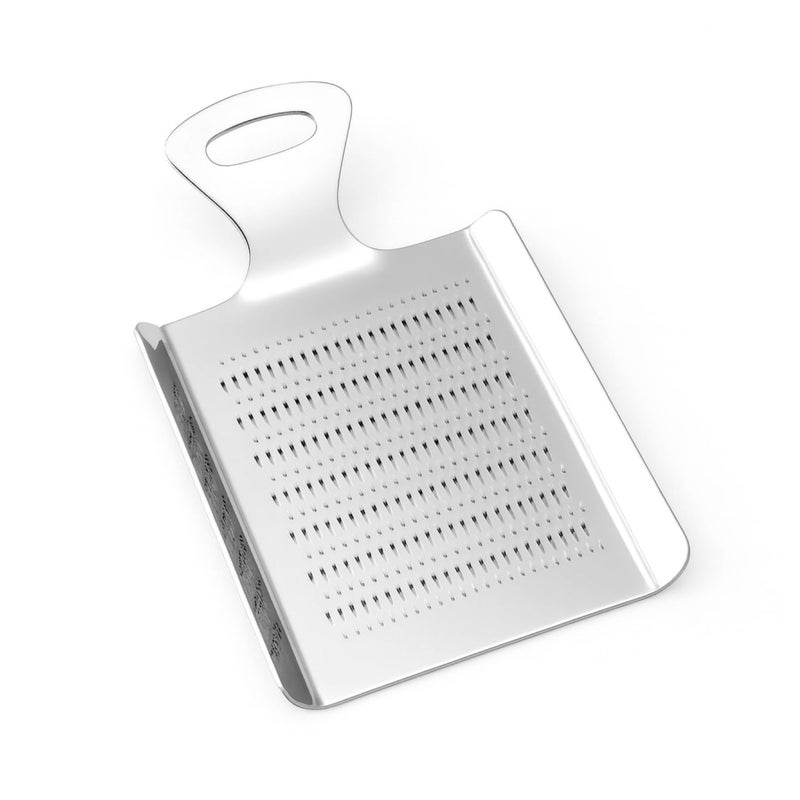 Natier Compact Stainless Steel Grater, Mirror-Polished Grinder for Garlic, Ginger, Nutmeg, Wasabi and Chocolate - Image 1