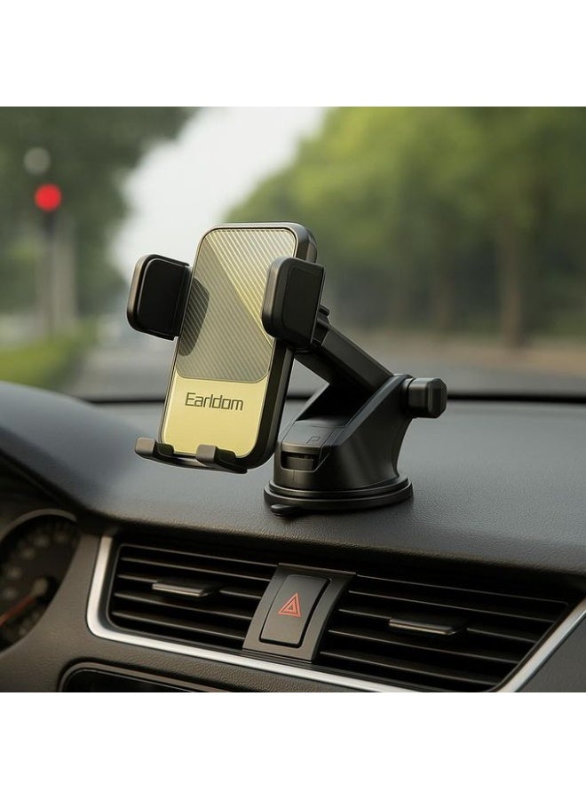 Earldom EH292 Universal Car Holder with Suction Cup – 360° Adjustable Phone Mount for Dashboard & Windshield - Image 3