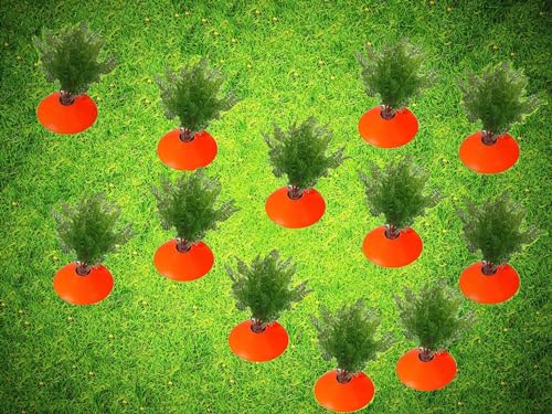 tyoungg Easter Yard Carrots Patch Large Spring Lawn Garden Yard Decor DIY 12 Sets (12) - Image 2