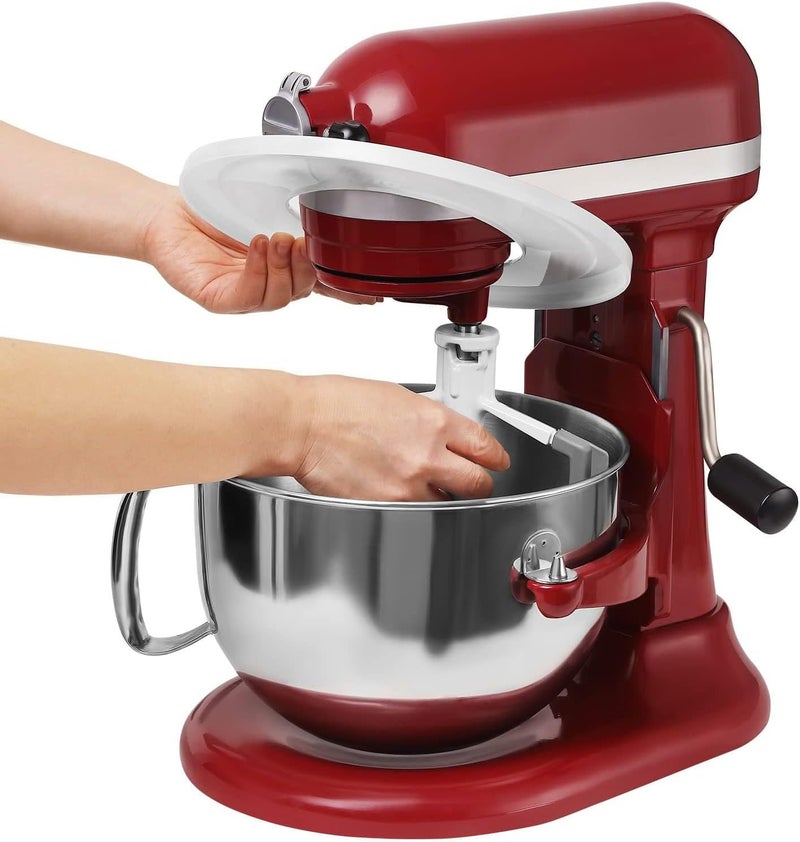 Pack of 2 Stand Mixer Accessories Bowl Lid Covers Food Splashing While Mixing Dough Cream or Sauces Mixer Bowl Covers - Image 4