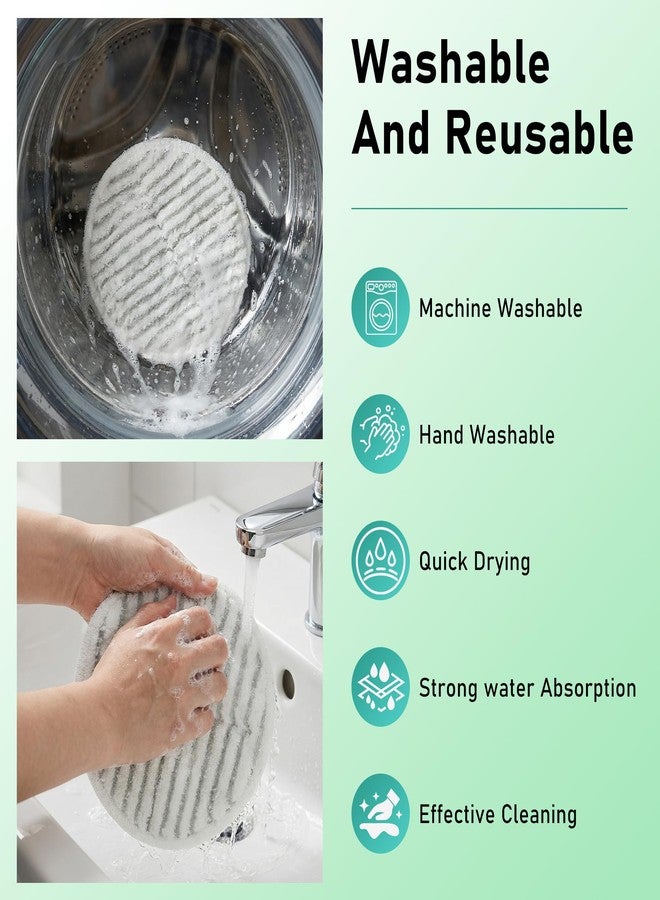 Vypart 2124 2039 Replacement Pads for Bissell Spinwave Spin Mop, Compatible with Bisell Spinwave 2039A 2039Q 2039T 2039W 20391 20395 20399 2307 23157 2315A Mop Pad Kit, 2 Scrubby Pads and 4 Soft Pads Vypart - Image 5