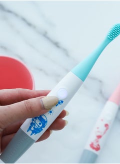 Marcus & Marcus Kids Sonic Silicone Toothbrush - Blue  - Image 4