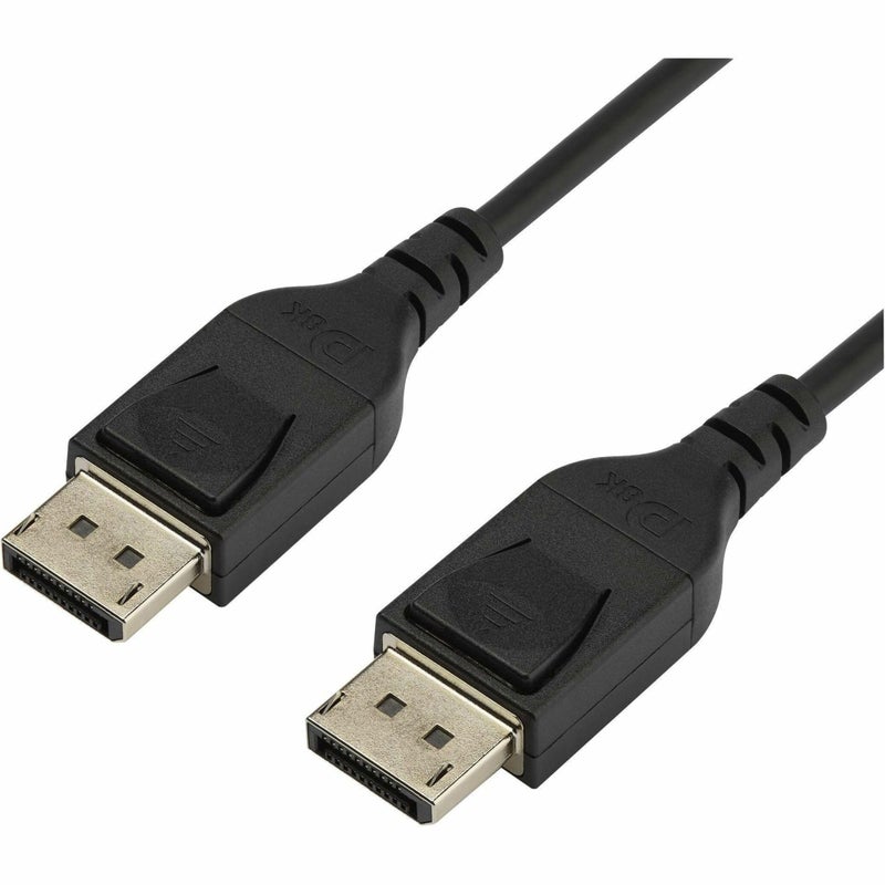 Startech.com StarTech.com 2m VESA Certified DisplayPort 1.4 Cable - 8K 60Hz HBR3 HDR - 6ft Super UHD DisplayPort to DisplayPort Monitor Cord - Ultra HD 4K 120Hz DP 1.4 Slim Video Cable M/M DP Connector (DP14MM2M)  - Image 1