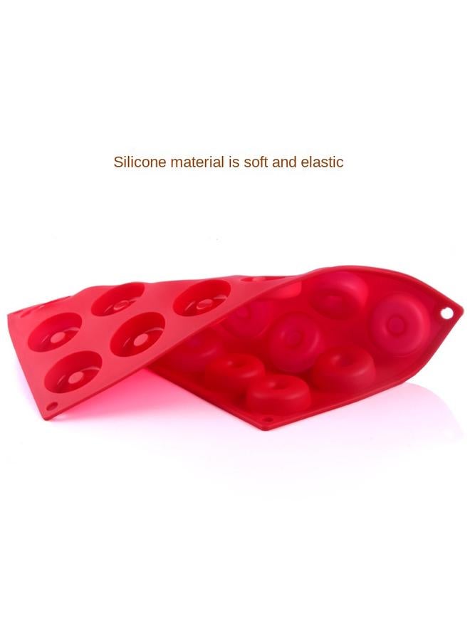 Bluejw In Stock Silicone 18 Donut Cake Mold Cookie Mold Silicone Baking Circle Mold High Temperature Resistant - Image 5
