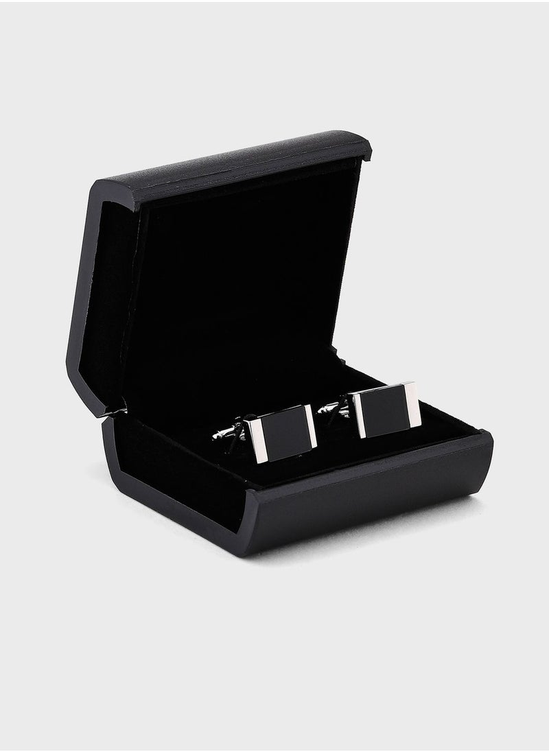 Robert Wood - Rectangular Cufflink In A Gift Box - Image 1