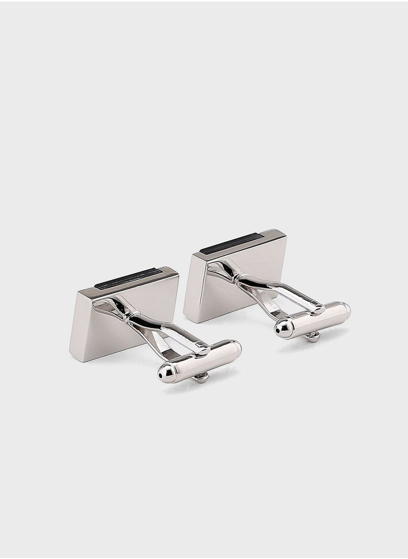 Robert Wood - Rectangular Cufflink In A Gift Box - Image 1