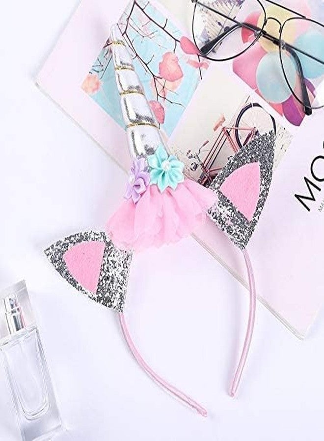PartyToko 4pcs Unicorn Head Band,Girls Head wraps Hair Bands, Boho Headbands for Baby Girl, kids 4 Pcs any colors random - Image 5