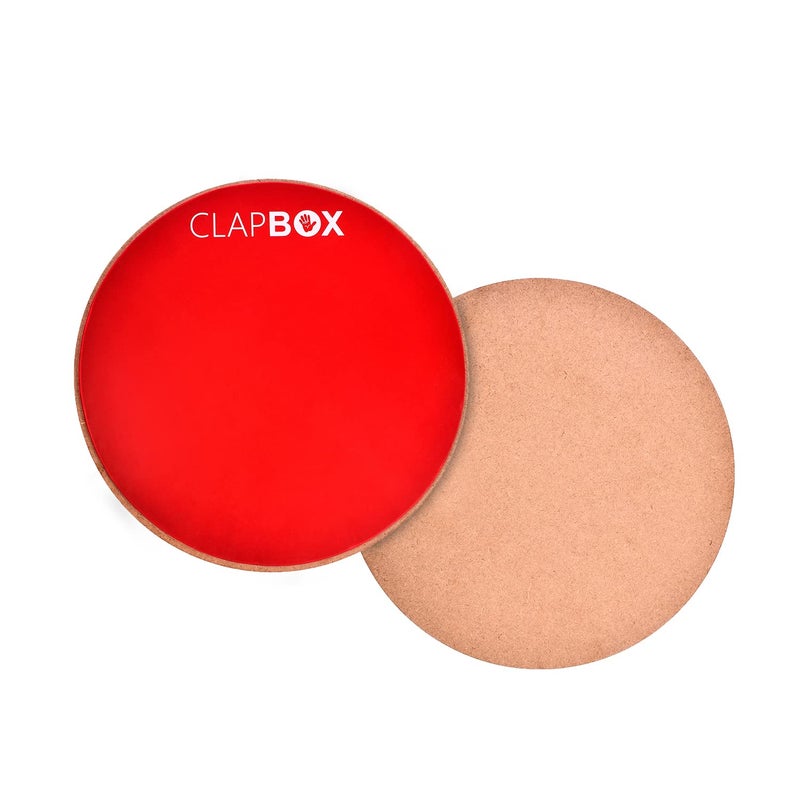 Clapbox وسادة تدريب الطبول - 8 بوصات، حمراء، CB-PPD (وسادة تدريب فقط) - Image 2