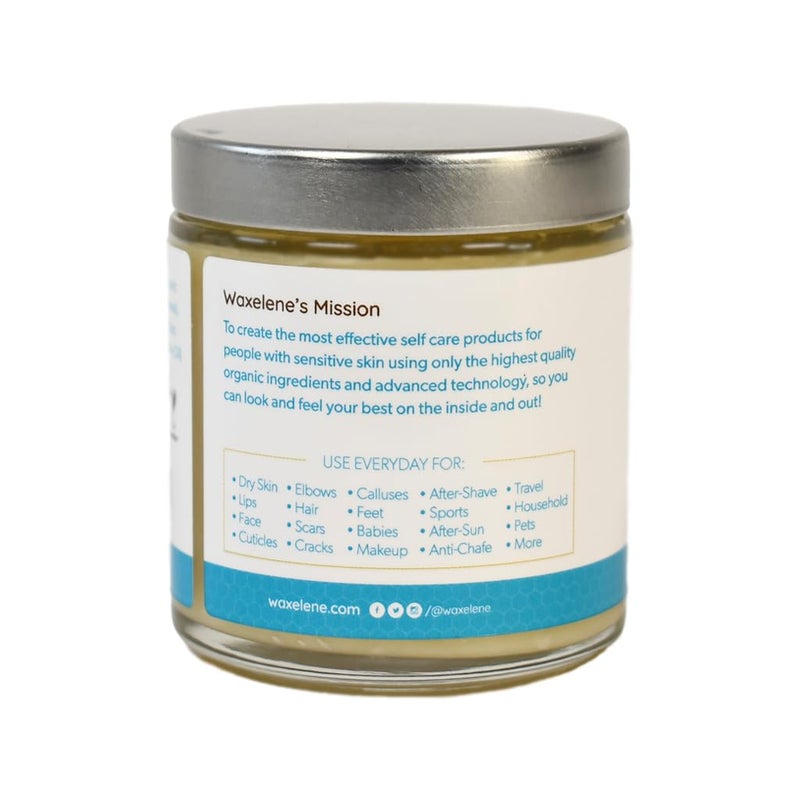 Waxelene Original Aerated Balm, Travel Jar, Organic Multipurpose Ointment the Petroleum Jelly Alternative Eczema Dry Sensitive Skin Face Moisturizer - Image 2