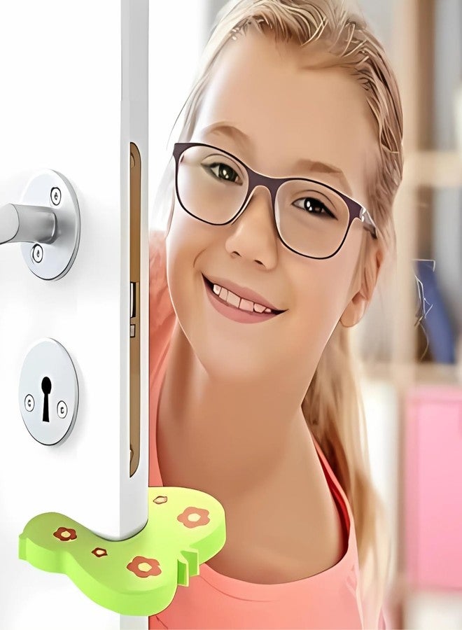 Takositio Safety Door Guard for Kids - Soft Foam Door Stopper for Baby & Pet - Anti-Pinch Finger Protector - Child Safety Door Stopper - Prevents Slamming & Finger Injuries - Baby Door Protection (Pack of 4) - Image 2