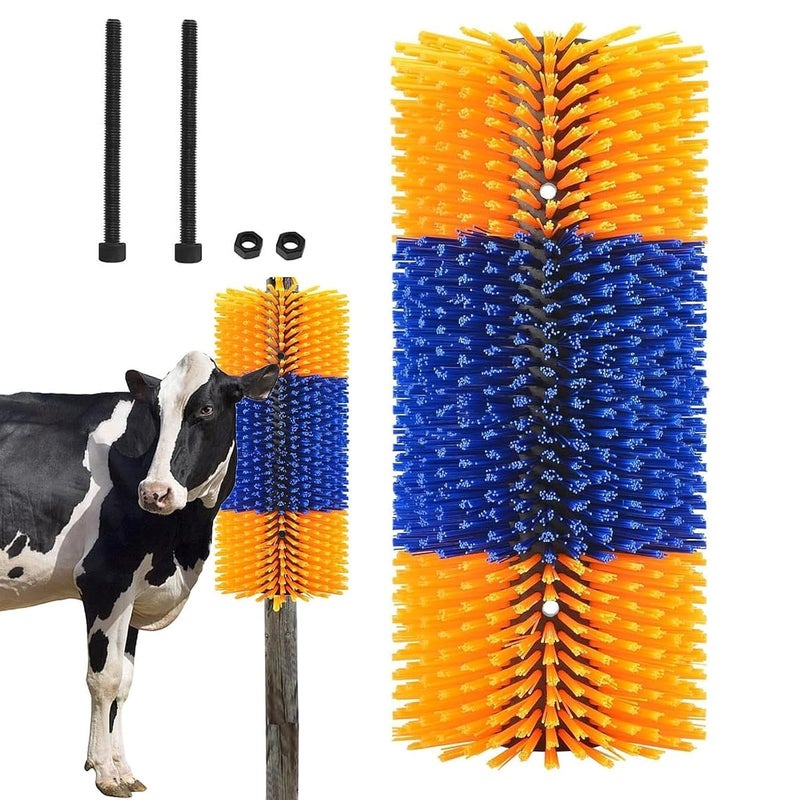 Bethlehem Livestock Brushes for Scratching Shedding Sheep Brush for Farm Outdoor Cattle Yellow|Pet Supplies | Dog Supplies | Grooming | Brushes, Combs & Rakes - Image 1