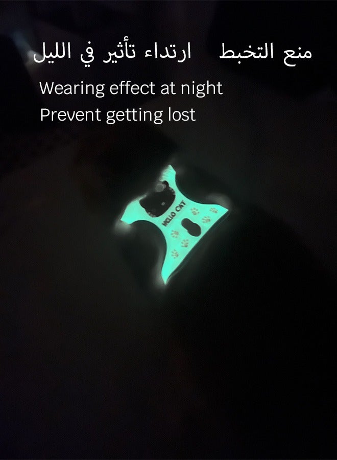 سترة مضيئة للقطط والكلاب لصد البعوض، سترة أمان عالية الوضوح، مناسبة للمشي والجري ورؤية عالية لصد الحشرات مناسبة للحيوانات الأليفة الصغيرة والمتوسطة الأكمام (أزرق) - Image 5