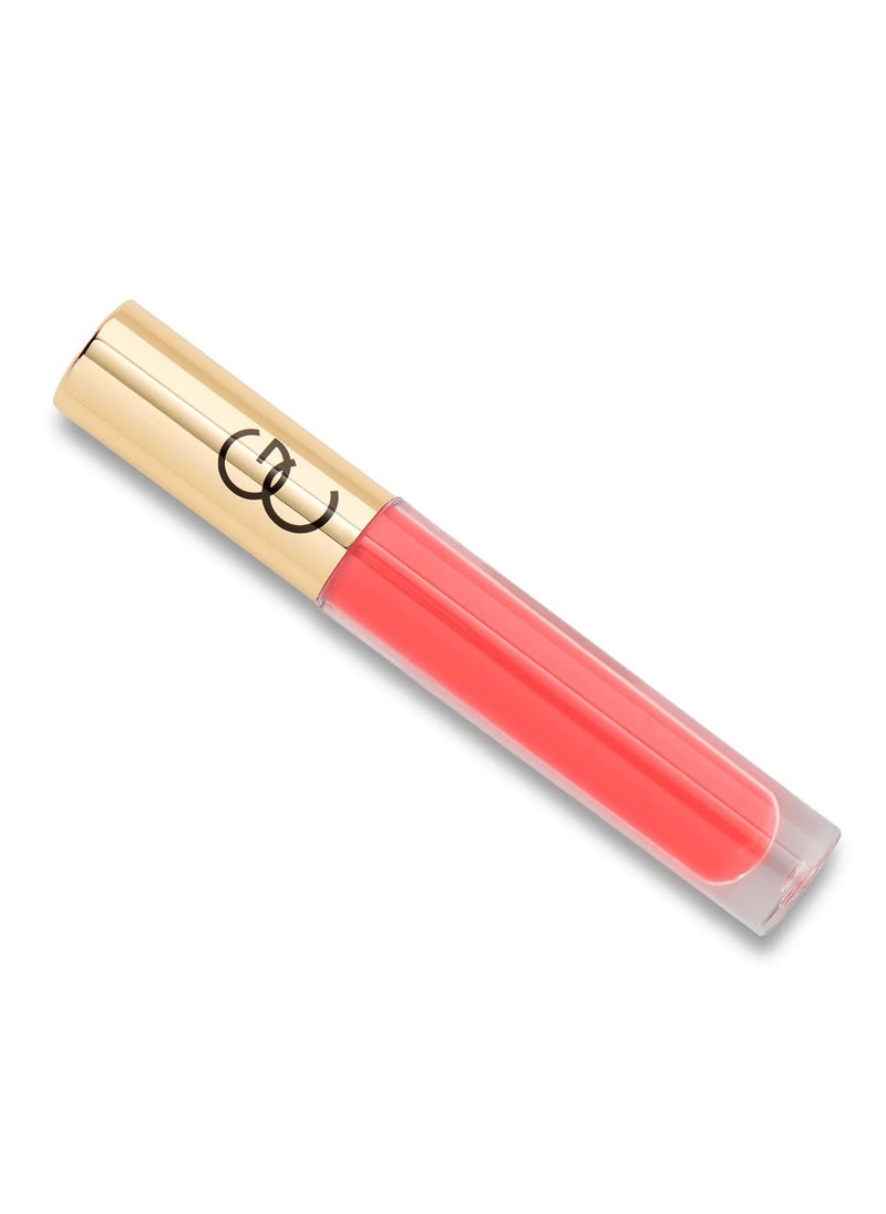 Gerard Cosmetics Gerard Cosmetics Supreme Lip Creme Blooming Hibiscus, Highly Pigmented, Fully Opaque, Coral Red Lip Gloss, Nourishing, Hydrating, Liquid Lipstick for Full Coverage Lip Color 