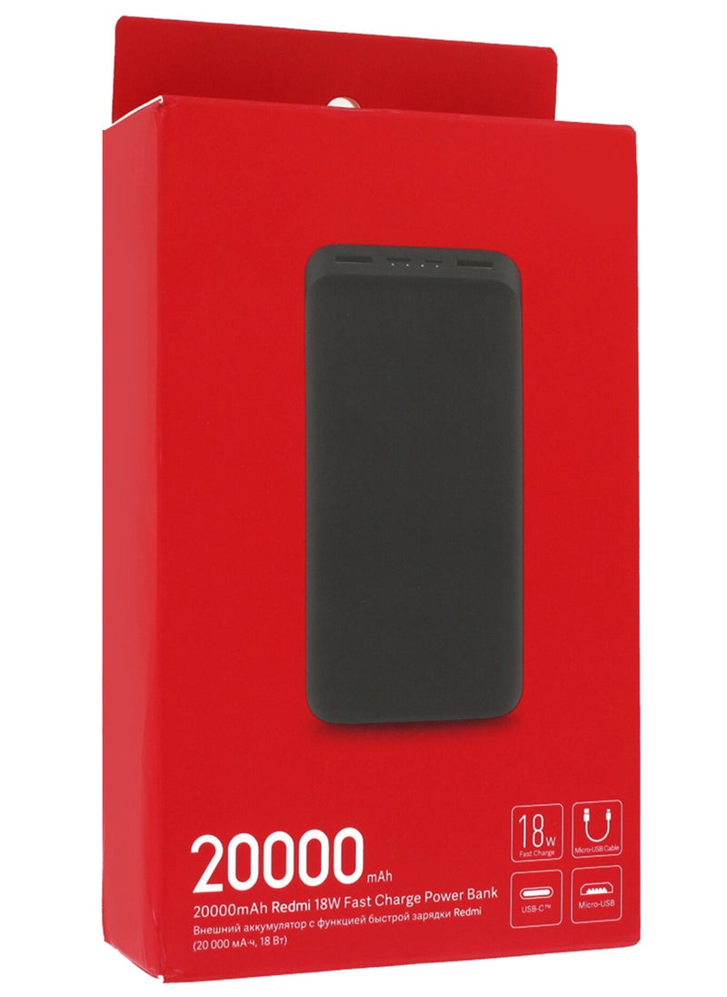 20000mAh Power Bank Portable Charger,18W High Capacity, External Battery Pack Compatible with Smart Devices