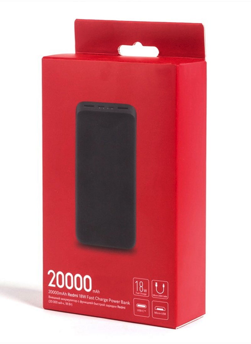 20000mAh Power Bank Portable Charger,18W High Capacity, External Battery Pack Compatible with Smart Devices