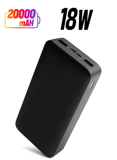 20000mAh Power Bank Portable Charger,18W High Capacity, External Battery Pack Compatible with Smart Devices