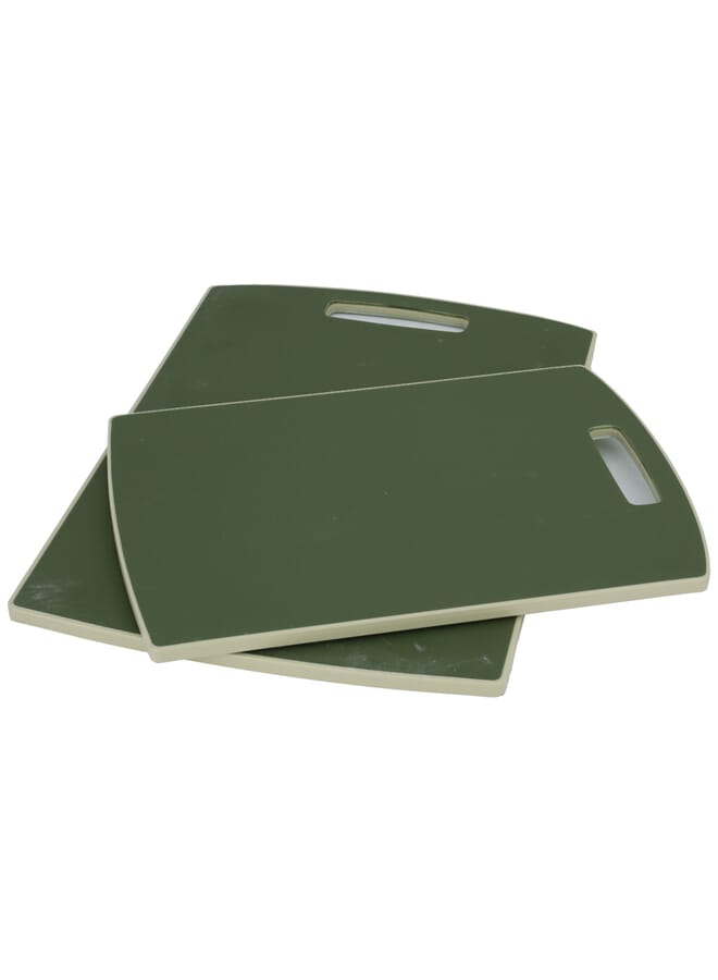 السيف غاليري لوح تقطيع بلاستيك السيف غاليري، 9×21.5×31 سم، 2 حبة - أخضر - Image 1