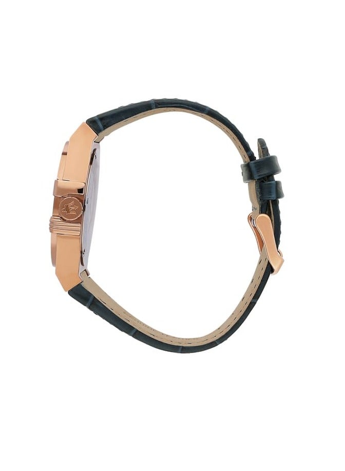 مازيراتي ساعة مازيراتي بوتنزا للرجال مينا زرقاء وجلد أزرق - Image 2