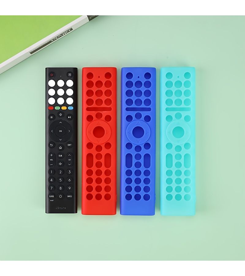 Red Silicone Protective Back Cover For Hisense EFR2B38H ERF2K38H ERF2F38H TV Remote Control Case - Image 1
