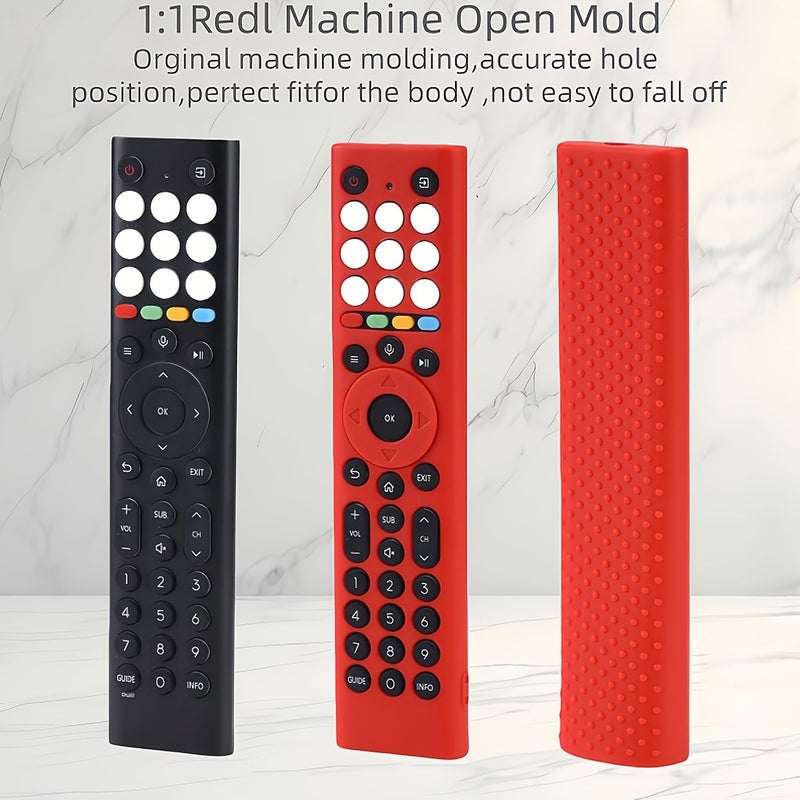 Red Silicone Protective Back Cover For Hisense EFR2B38H ERF2K38H ERF2F38H TV Remote Control Case - Image 3