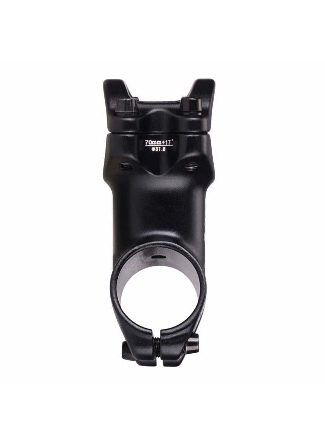 Wake MTB Stem 31.8 70mm 17 Degree Bike Stem Mountain Bike Stem Short Handlebar Stem for Most Bicycle, Road Bike, MTB, BMX, Fixie Gear, Cycling (Aluminum Alloy, Lightweight, Black) - Image 3